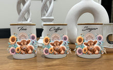 Load image into Gallery viewer, Country Storage Canisters - Mandala Calf Collection