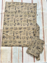 Load image into Gallery viewer, Nappy Change Set - Equestrian - PRE-ORDER