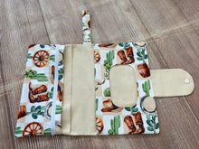 Load image into Gallery viewer, Nappy Wallet - Western Patchwork - PRE-ORDER