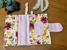 Load image into Gallery viewer, Nappy Wallet - Floral Gingham