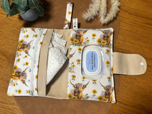 Load image into Gallery viewer, Nappy Wallet - LFD Sunflower Highland