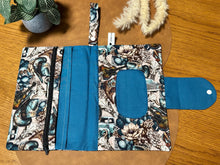 Load image into Gallery viewer, Nappy Wallet - Western Turquoise