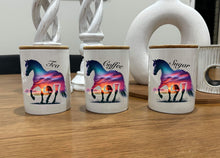 Load image into Gallery viewer, Country Storage Canisters - Scenic Horse Collection