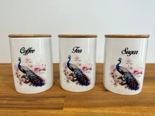 Load image into Gallery viewer, Country Storage Canisters - Peacock Collection
