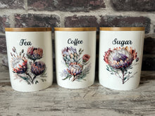 Load image into Gallery viewer, Country Storage Canisters - Protea Collection