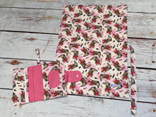 Load image into Gallery viewer, SALE - Nappy Change Set - Pink Cowgirl Boots