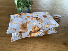 Load image into Gallery viewer, Nappy Wallet - Blue Cowgirl - PRE-ORDER