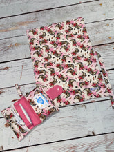 Load image into Gallery viewer, SALE - Nappy Change Set - Pink Cowgirl Boots
