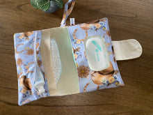 Load image into Gallery viewer, Nappy Wallet - Blue Cowgirl - PRE-ORDER