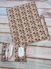 Load image into Gallery viewer, Nappy Change Set - Boho Flowers - PRE-ORDER