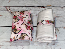 Load image into Gallery viewer, SALE - Nappy Change Set - Pink Cowgirl Boots