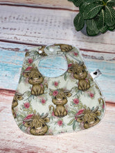 Load image into Gallery viewer, Feeding Bibs - Highland Cows