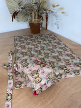 Load image into Gallery viewer, SALE - Nappy Change Set - Peach Highland Cow