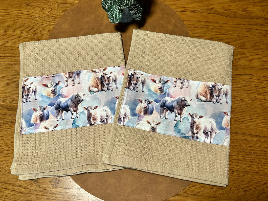 Tea Towel Set - Charolais