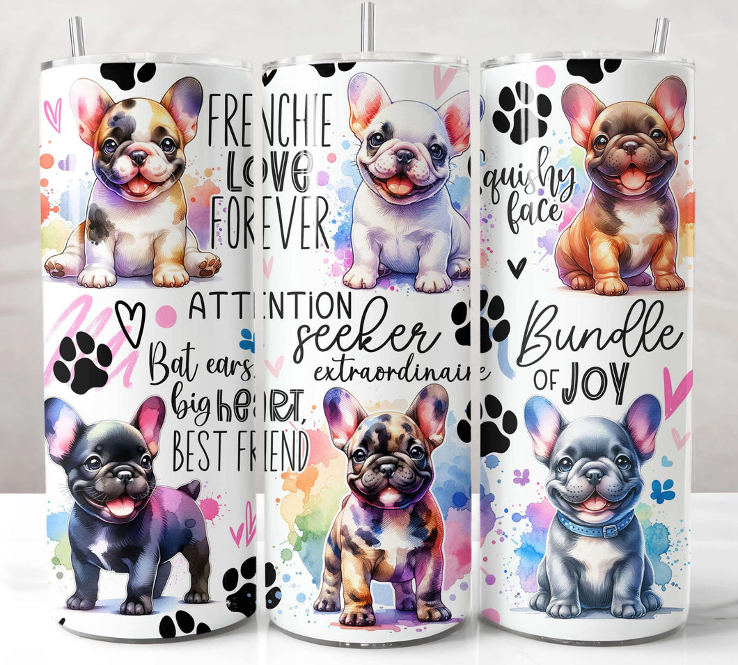 20oz Tumbler - Frenchie Bundle Of Joy