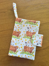 Load image into Gallery viewer, Nappy Wallet - Watercolour Highland - Limited Edition
