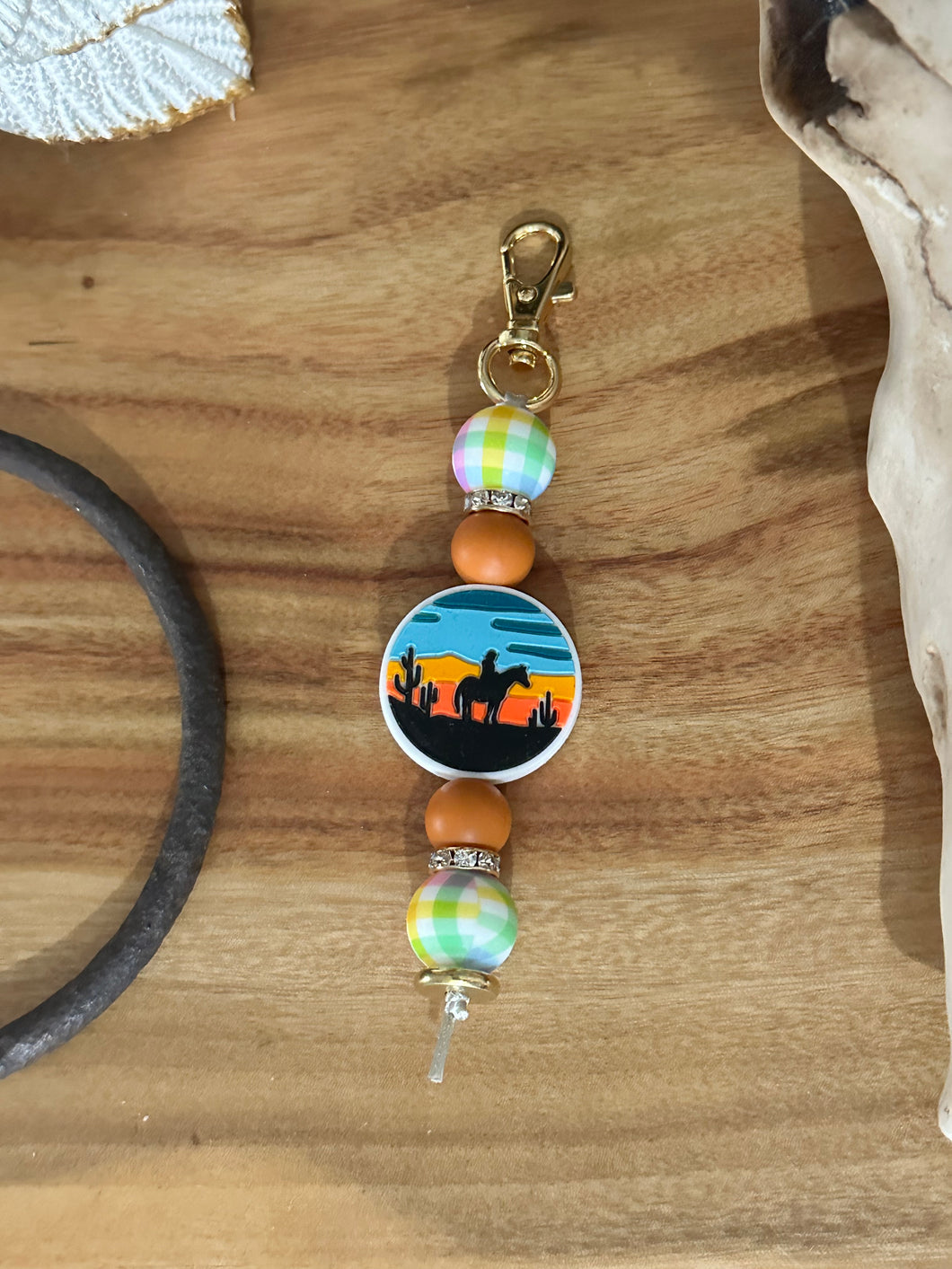 Beaded Keyring - Design 16