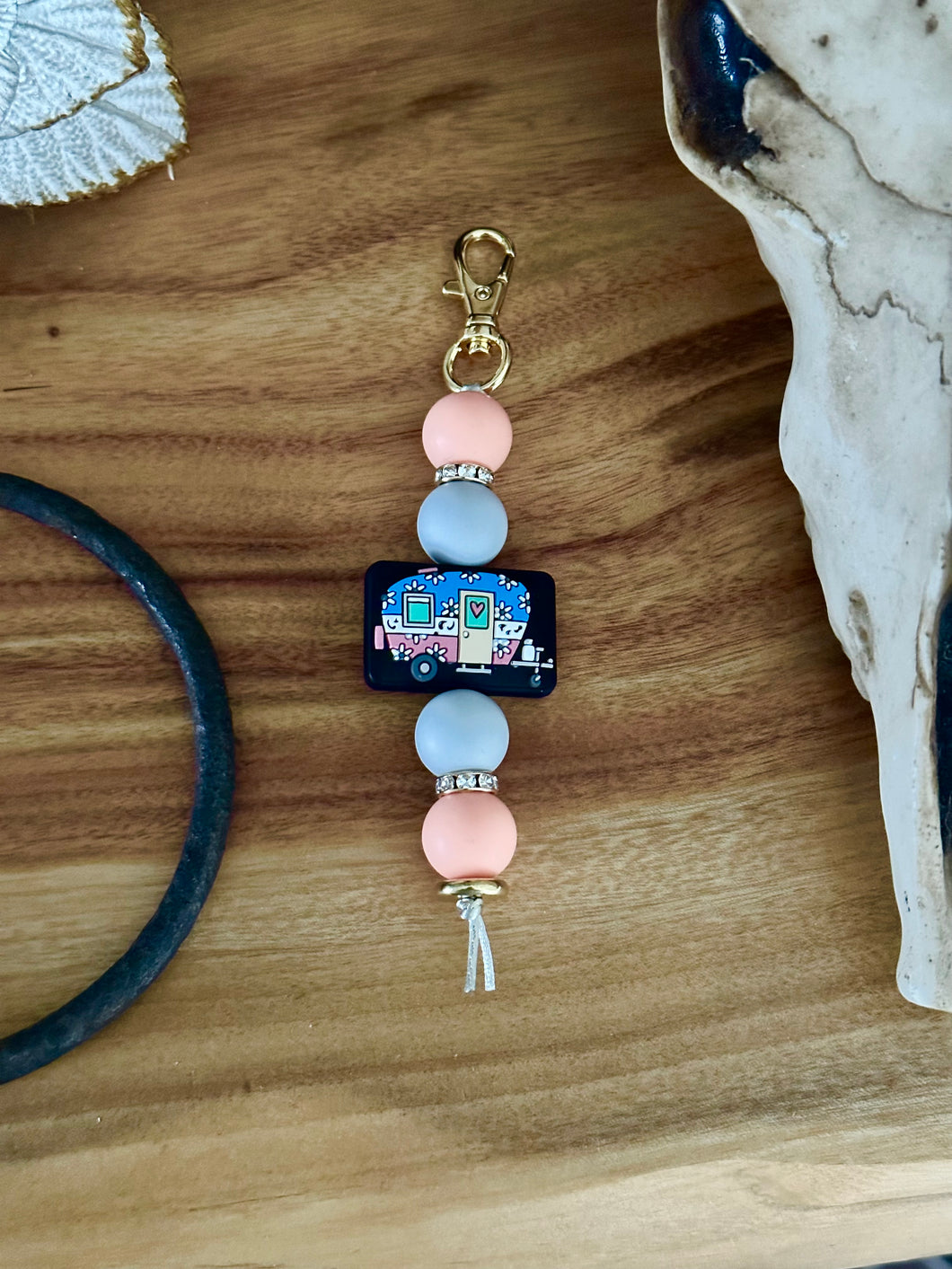 Beaded Keyring - Design 11