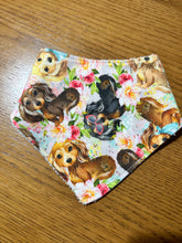 Load image into Gallery viewer, Bibs - Floral Dachshund
