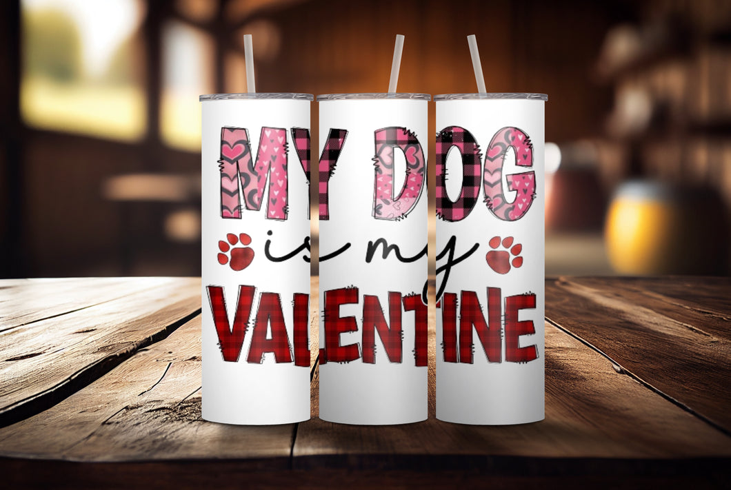 Doggy Valentine Tumbler