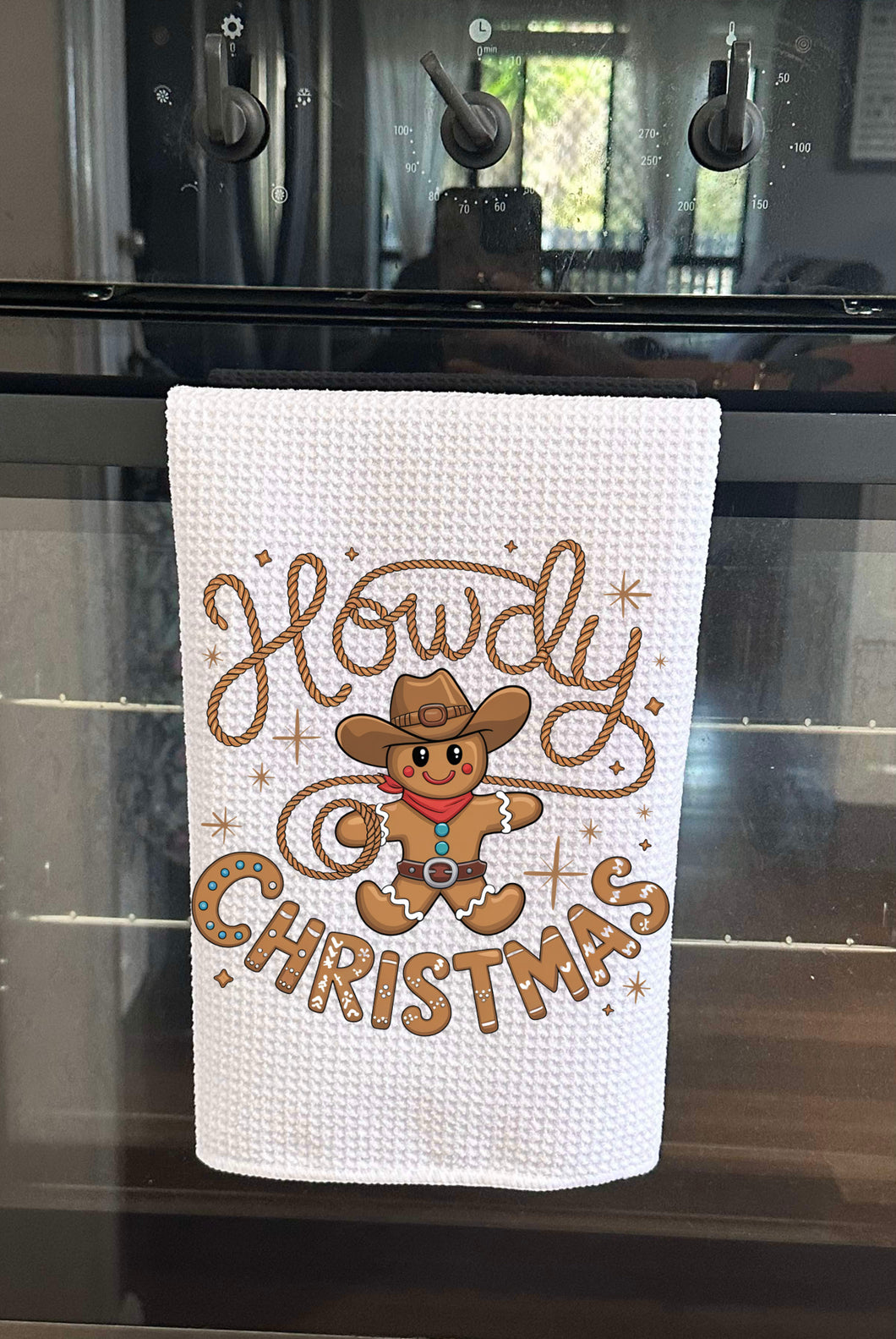 Christmas Printed Tea Towel - Ginger Howdy