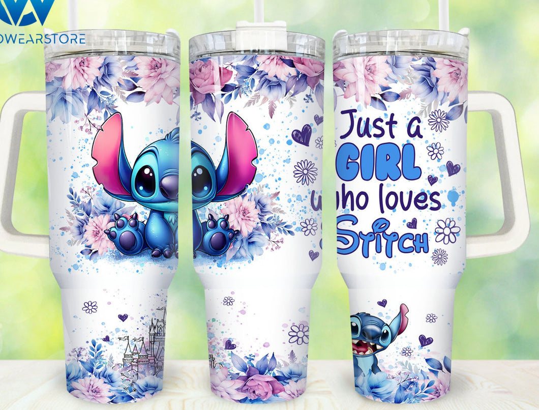 40oz Tumbler - Stitch