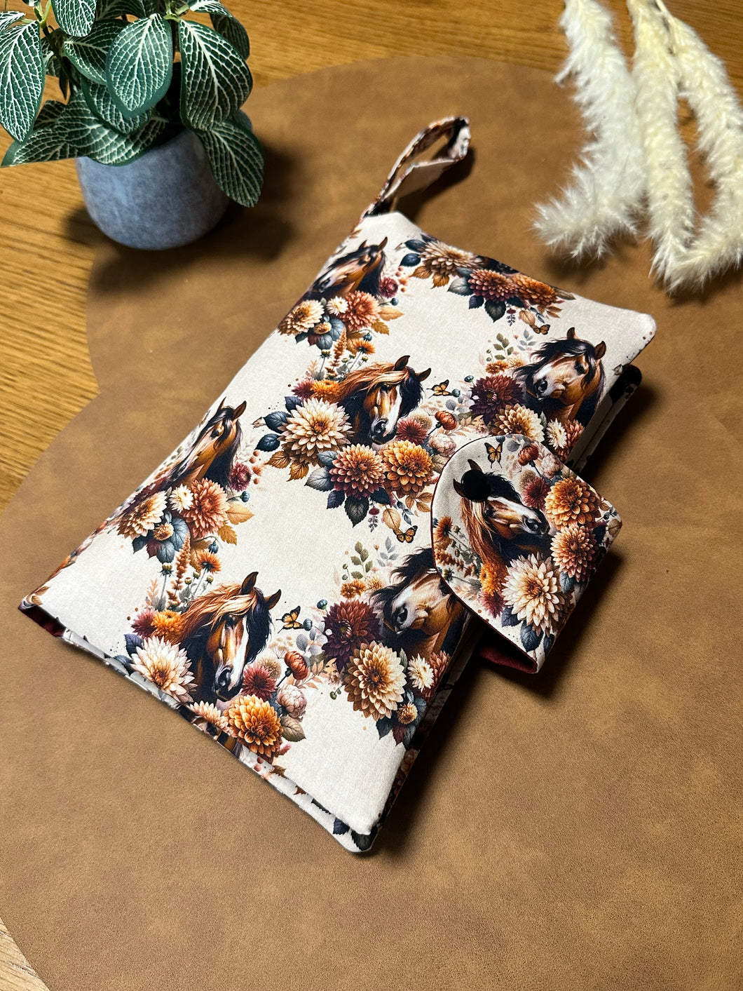 Nappy Wallet - Floral Horse