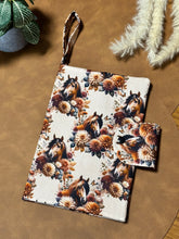 Load image into Gallery viewer, Nappy Wallet - Floral Horse
