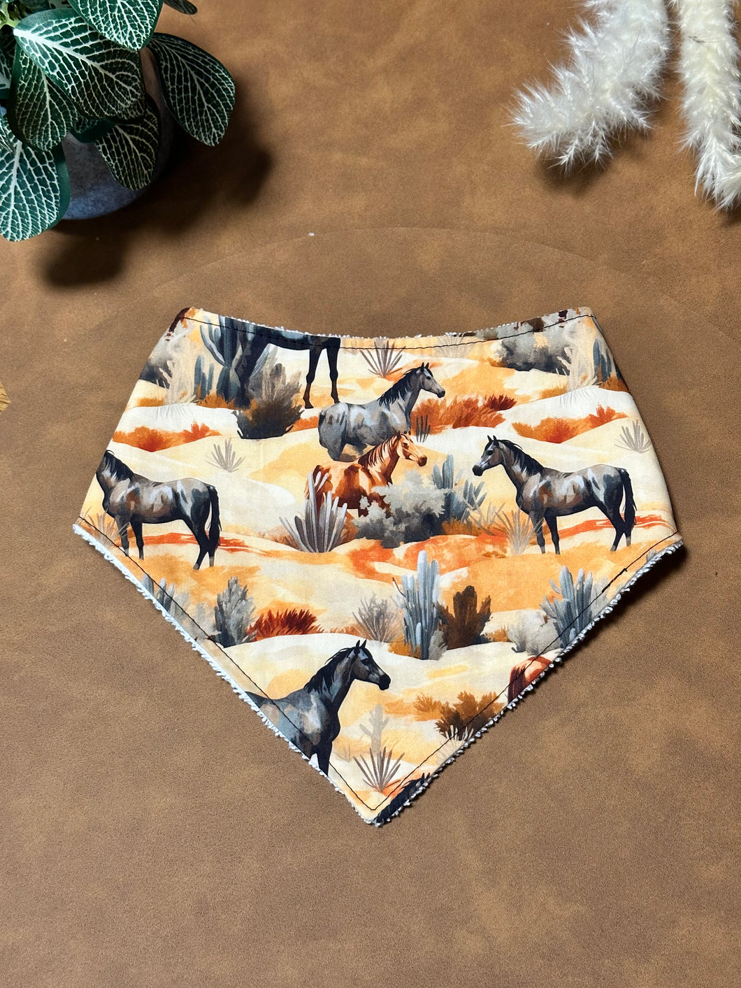 Bandana Bib - Desert Horses
