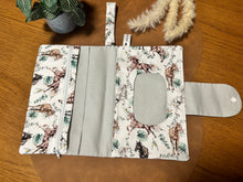 Load image into Gallery viewer, Nappy Wallet - Eucalyptus Horses
