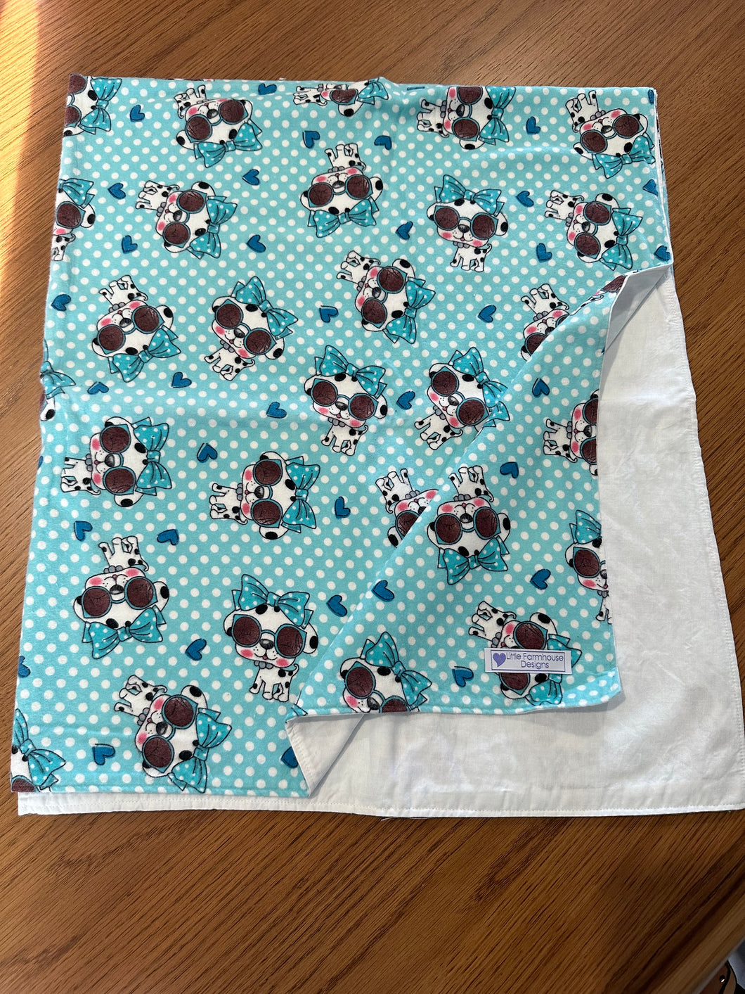 SALE - Flannelette Blanket - Stylish Pup