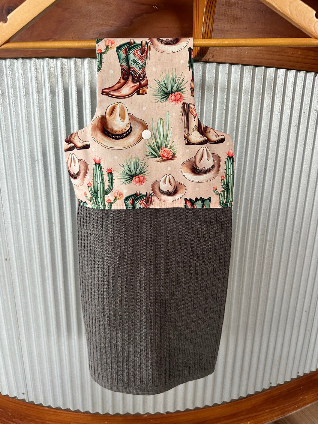 Hanging Tea Towel - Cactus Cowgirl