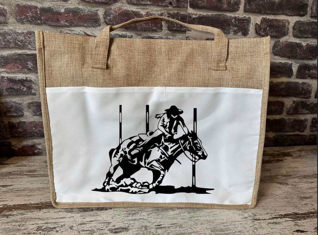 Large Canvas Tote Bag - Bending