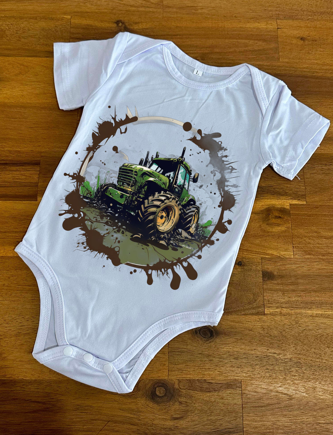 Country Onesie - Muddy Tractor