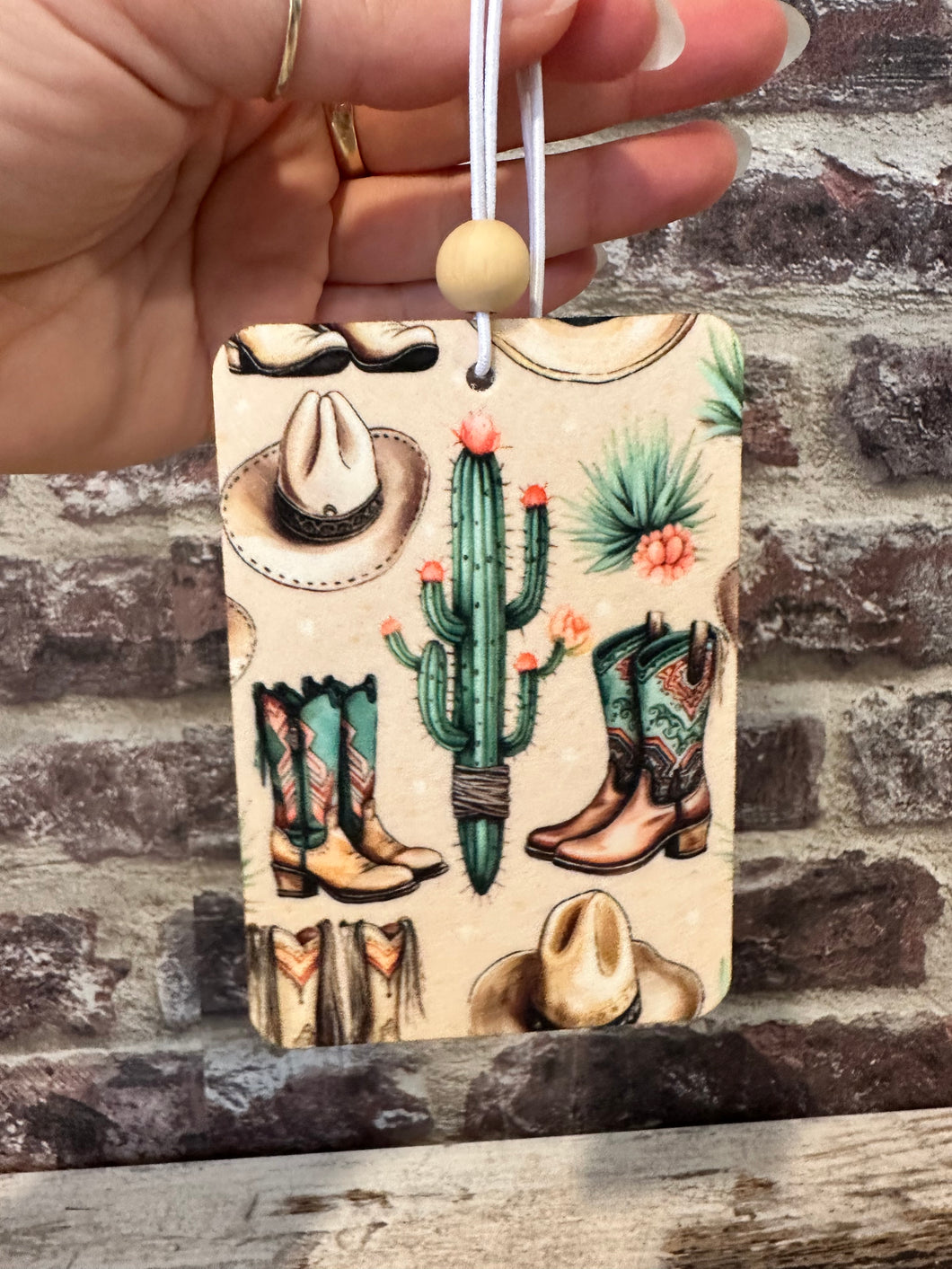 Car Air Freshener- Cactus Cowgirl