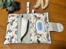 Load image into Gallery viewer, Nappy Wallet - Eucalyptus Horses
