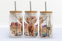 Load image into Gallery viewer, Glass Coffee Cup - Desert Highland
