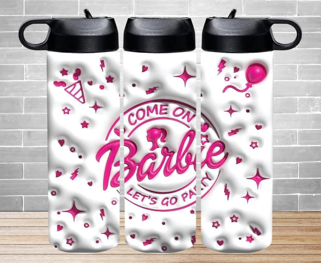 Insulated Water Bottle - Barbie