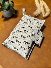 Load image into Gallery viewer, Nappy Wallet - Gingham Cows

