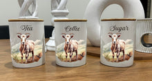 Load image into Gallery viewer, Country Storage Canisters - Goat Collection
