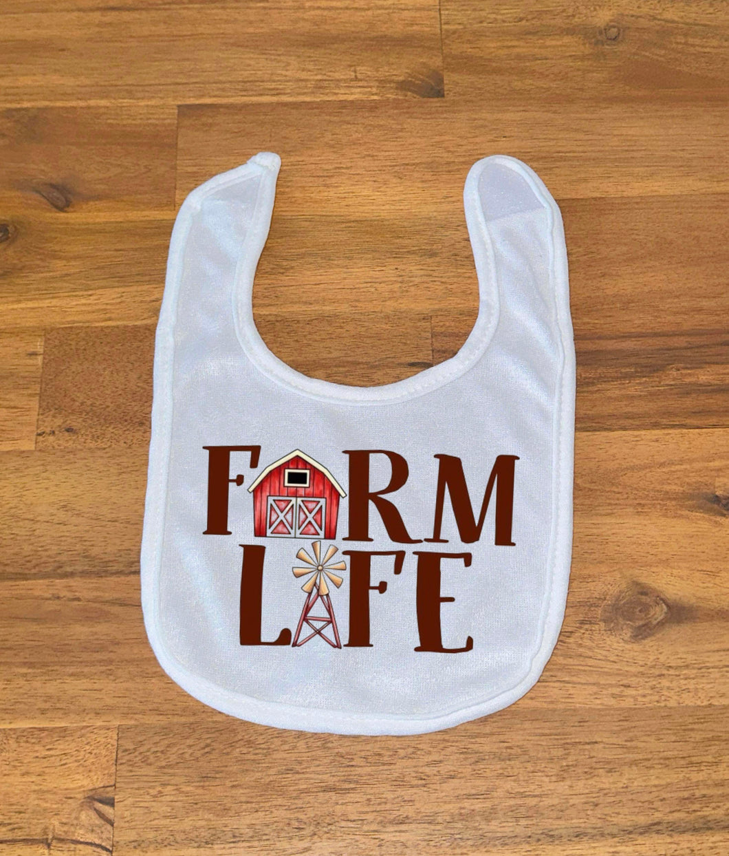 Printed Bib - Farm Life