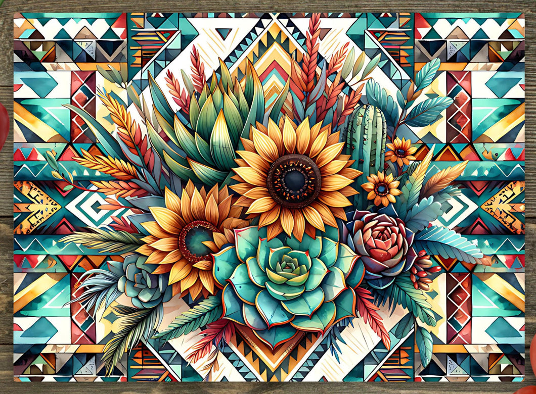 Glass Chopping Board - Mex Madness