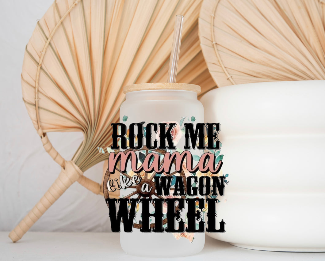 Glass Coffee Cup - Rock Me Mama