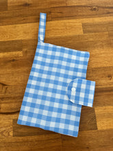 Load image into Gallery viewer, Nappy Wallet - Blue Gingham
