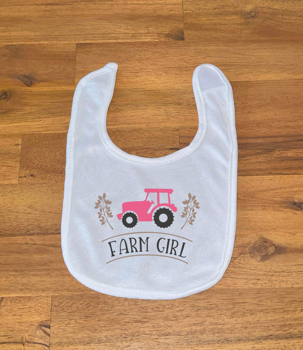 Printed Bib - Farm Girl