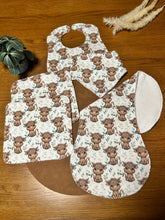 Load image into Gallery viewer, Bibs &amp; Sets - Floral Highland
