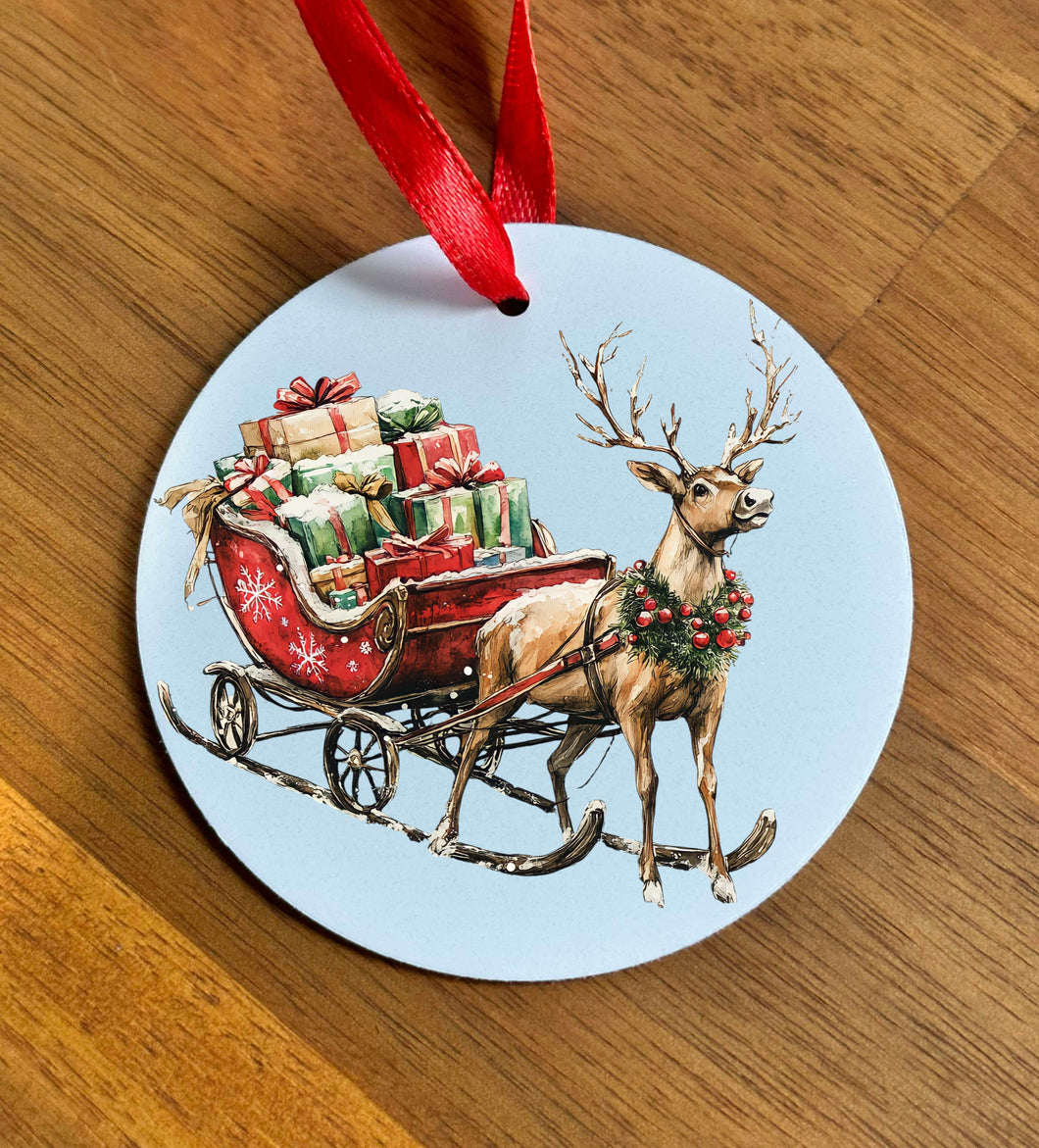 Christmas Bauble - Sleigh