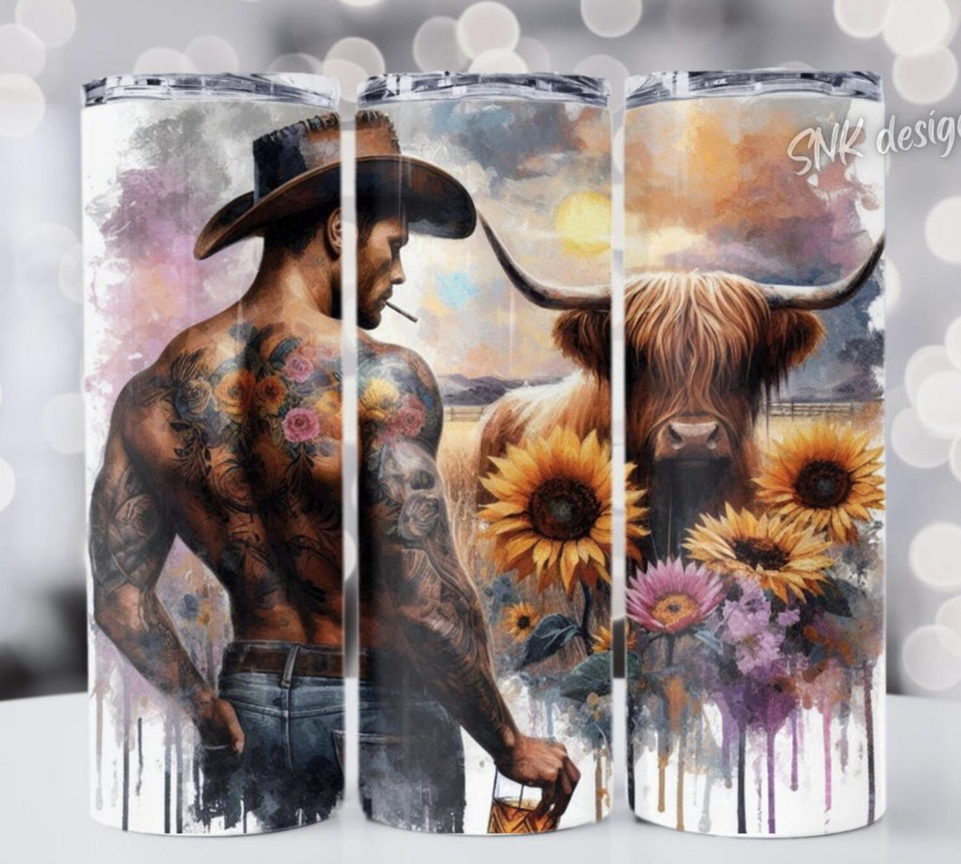 20oz Tumbler - Cowboy