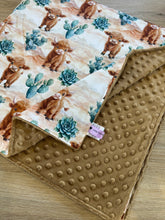 Load image into Gallery viewer, PRE-ORDER Minky Blanket - Cactus Highland
