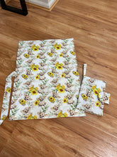 Load image into Gallery viewer, Nappy Change Set - Sunflower Highland - PRE-ORDER
